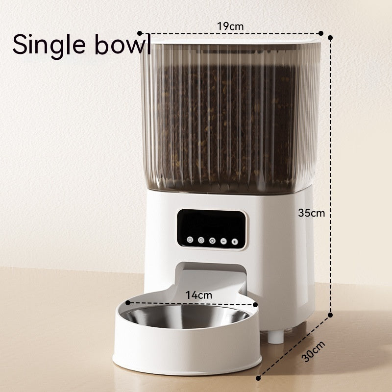 Automatic Pet Feeder Cat Intelligent Remote Control Cat Food Dog Food Timing Quantitative Video Monitoring Pet Feeding Machine