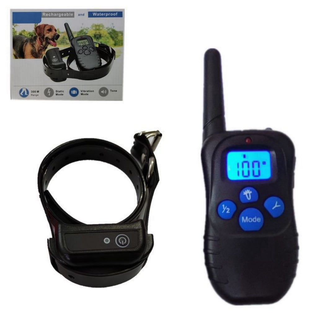 Household Portable Button Waterproof Pet Dog Trainer